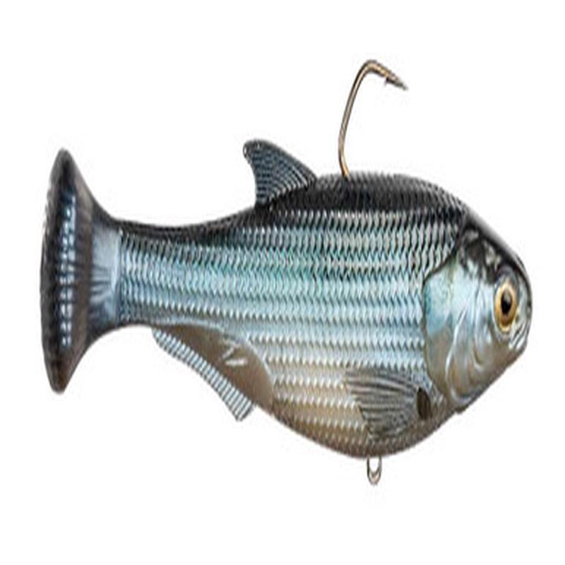 Z-Man Shadtron LT Swimbait - 6in - Slow Sinking - Glimmer Shad