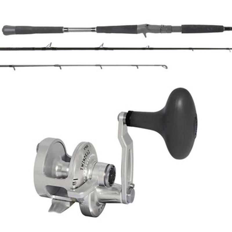 Accurate Valiant BV-300CL-S / OTI-PBI701HFA Pitch Black Inshore Combo