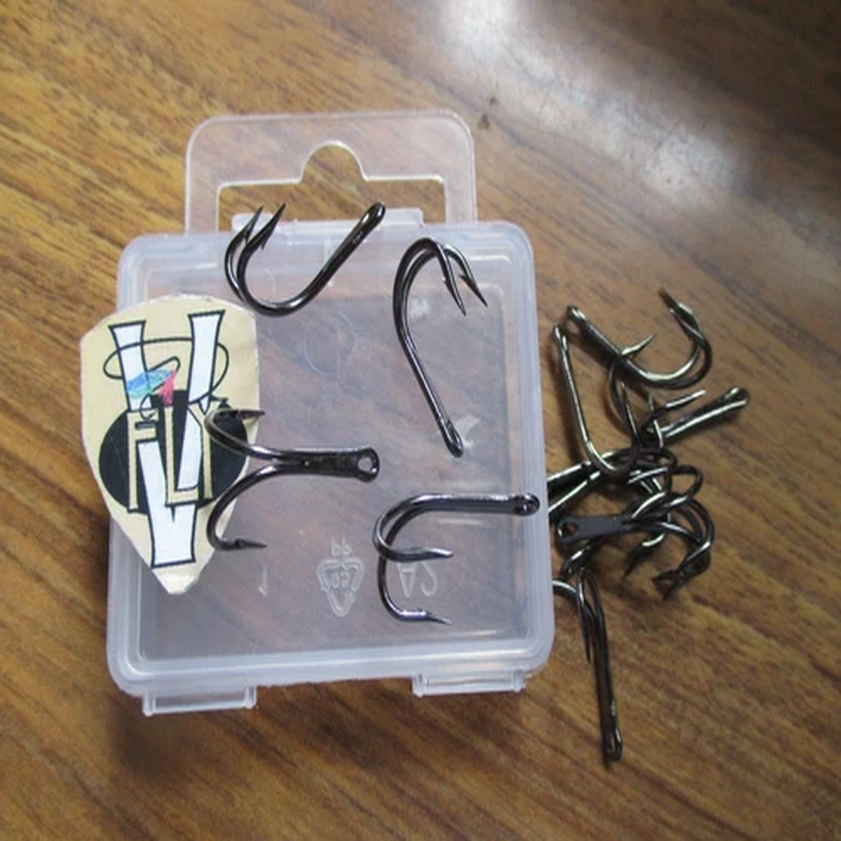 10 V Fly Ultimate 2X Strong Black Nickel Power Plus Salmon Tube Fly Doubles