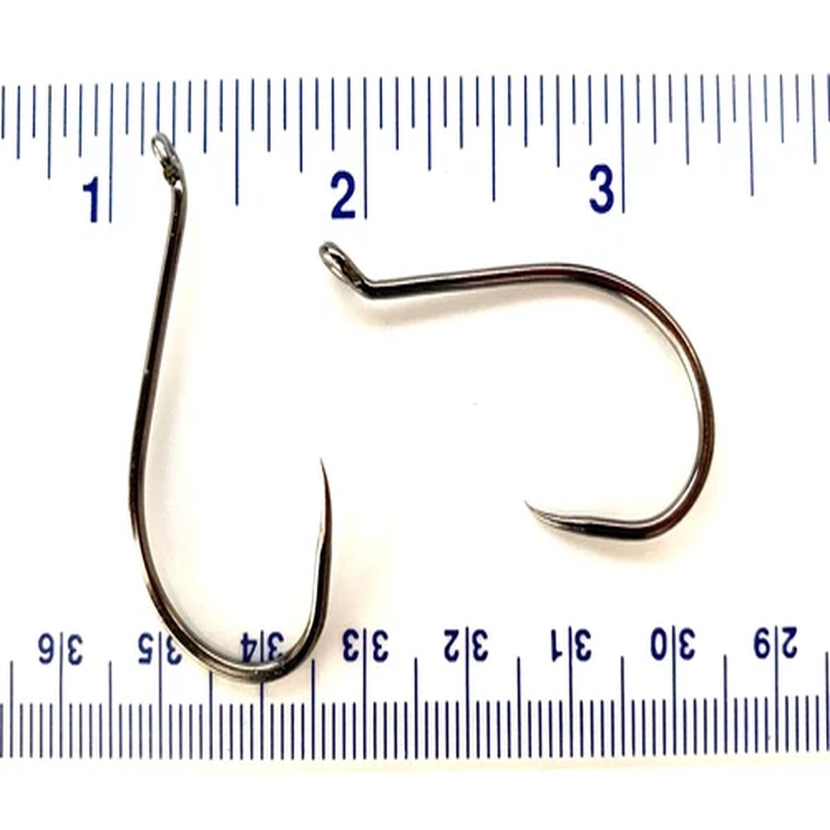 100 Matzuo 513014 Black Barbless Octopus Salmon Steelhead Fish Hooks size 5/0