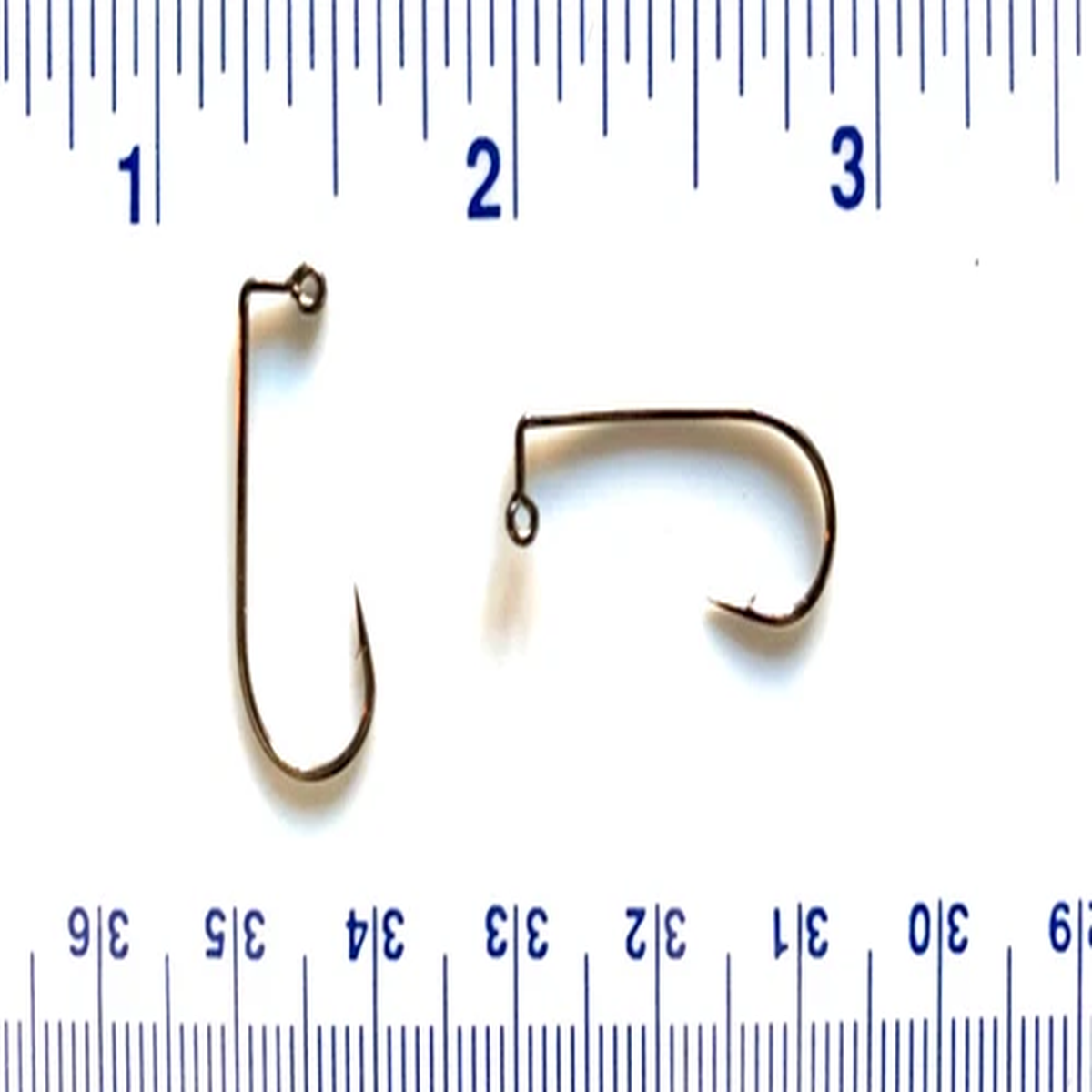 100 VMC 9147BN Black Nickel 90 Degree Aberdeen Jig Hooks Size 4