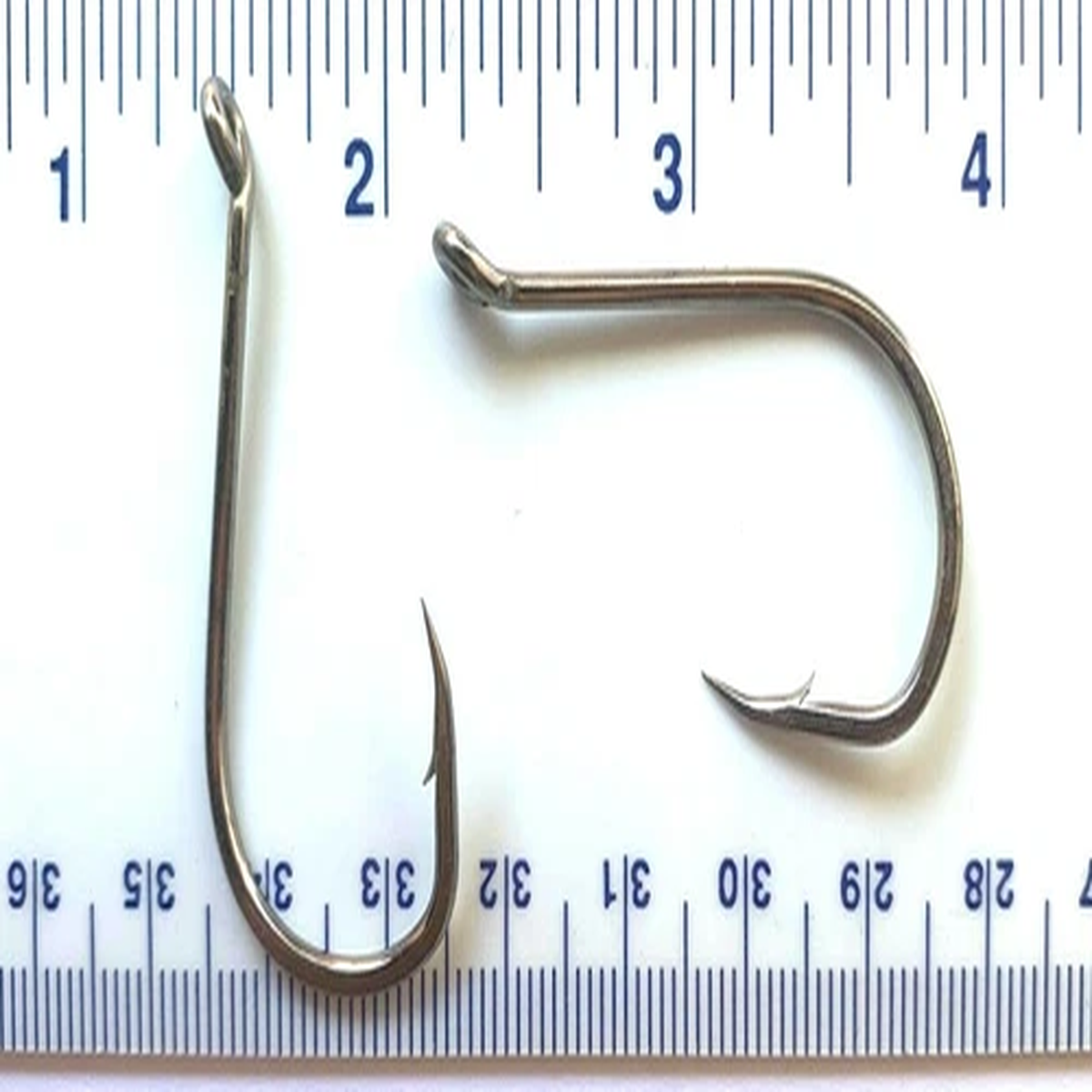 1000 GT 8299 2X strength Black Chrome Octopus Fish Hooks size 5/0 - 1000 hooks