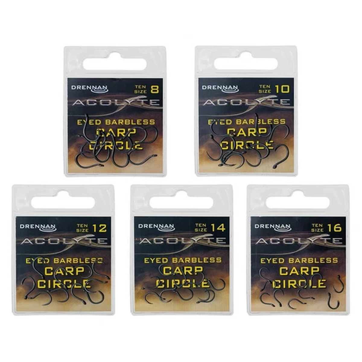 Drennan Acolyte Carp Circle Hooks - All Sizes Available -
