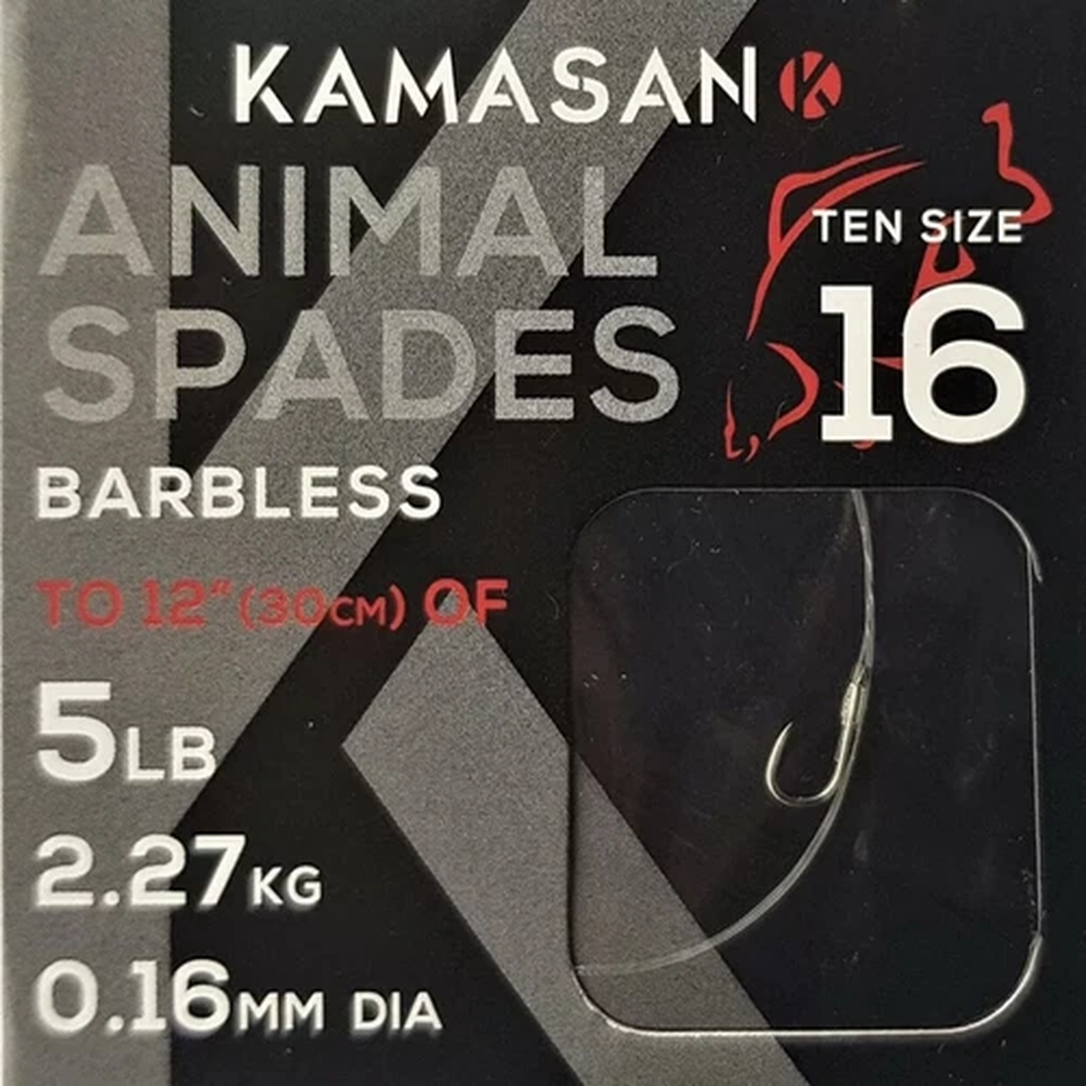 Kamasan Animal Barbless Hooks To Nylon Match Coarse Fishing All Sizes Available