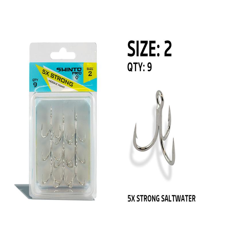 Shinto Pro 5X Strong Saltwater Trebles - 2