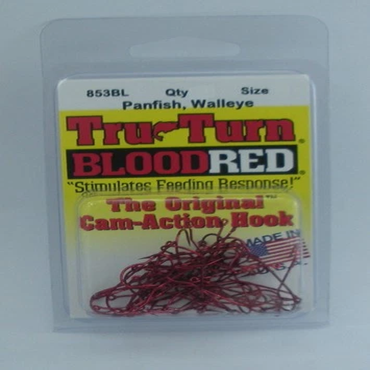 Tru Turn 853BL-4 Red Aberdeen Medium Wire Hook Size 4   47CT