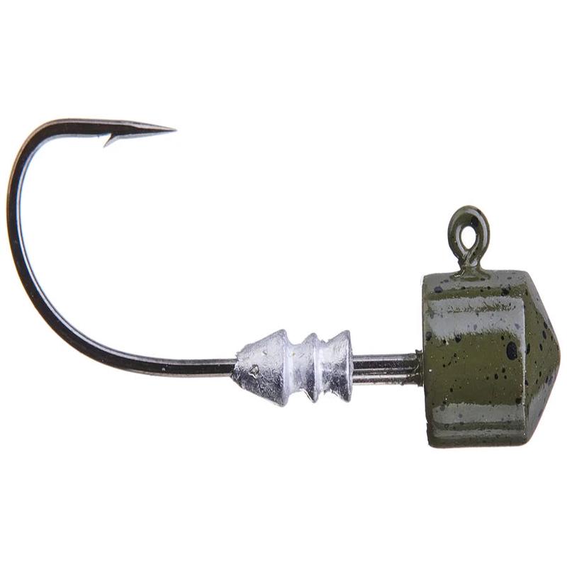 VMC Ned Rig Jig - 3/16oz green pumpkin 4 pk