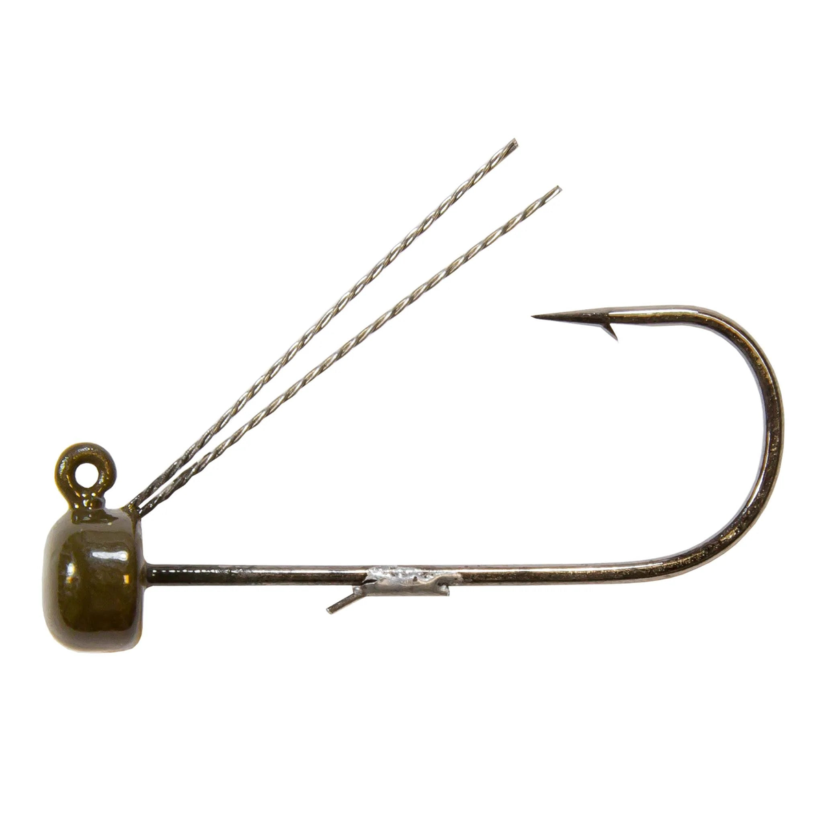 Z-Man Fishing Power Finesse ShroomZ Weedless 1/5oz 3-Pack (Green Pumpkin)