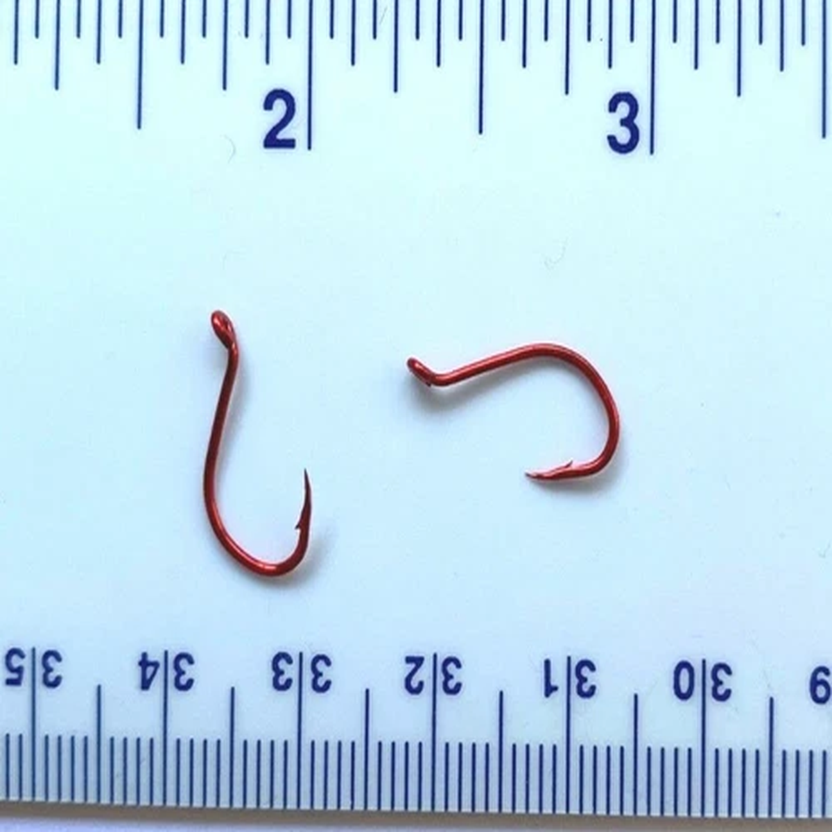100 Matzuo 113060 Red Chrome Octopus Fish Fishing Hooks size 8 - 100 hooks