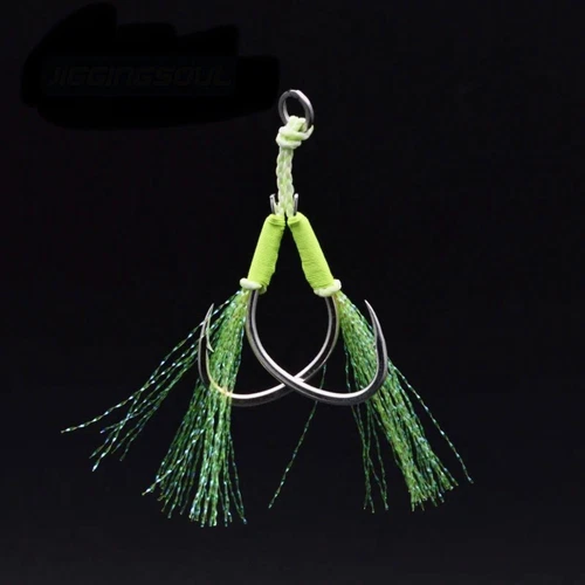 2/0-3/0  Twin Assist Hooks for Jigging Slow Pitch Metal Fishing Lures Up To 20