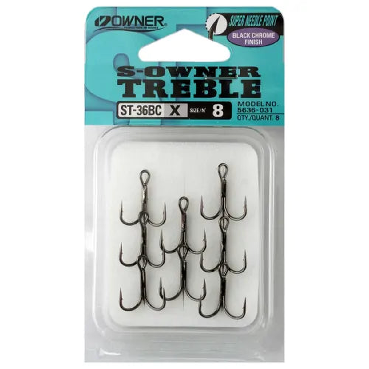 Owner Treble Tube Hooks