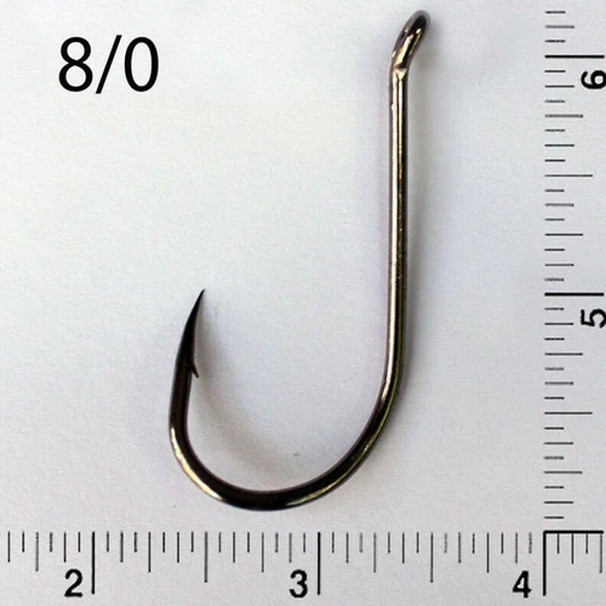 PACK 100 Size 8/0 TACKLEWORKS Octopus J Fishing Hooks 8299