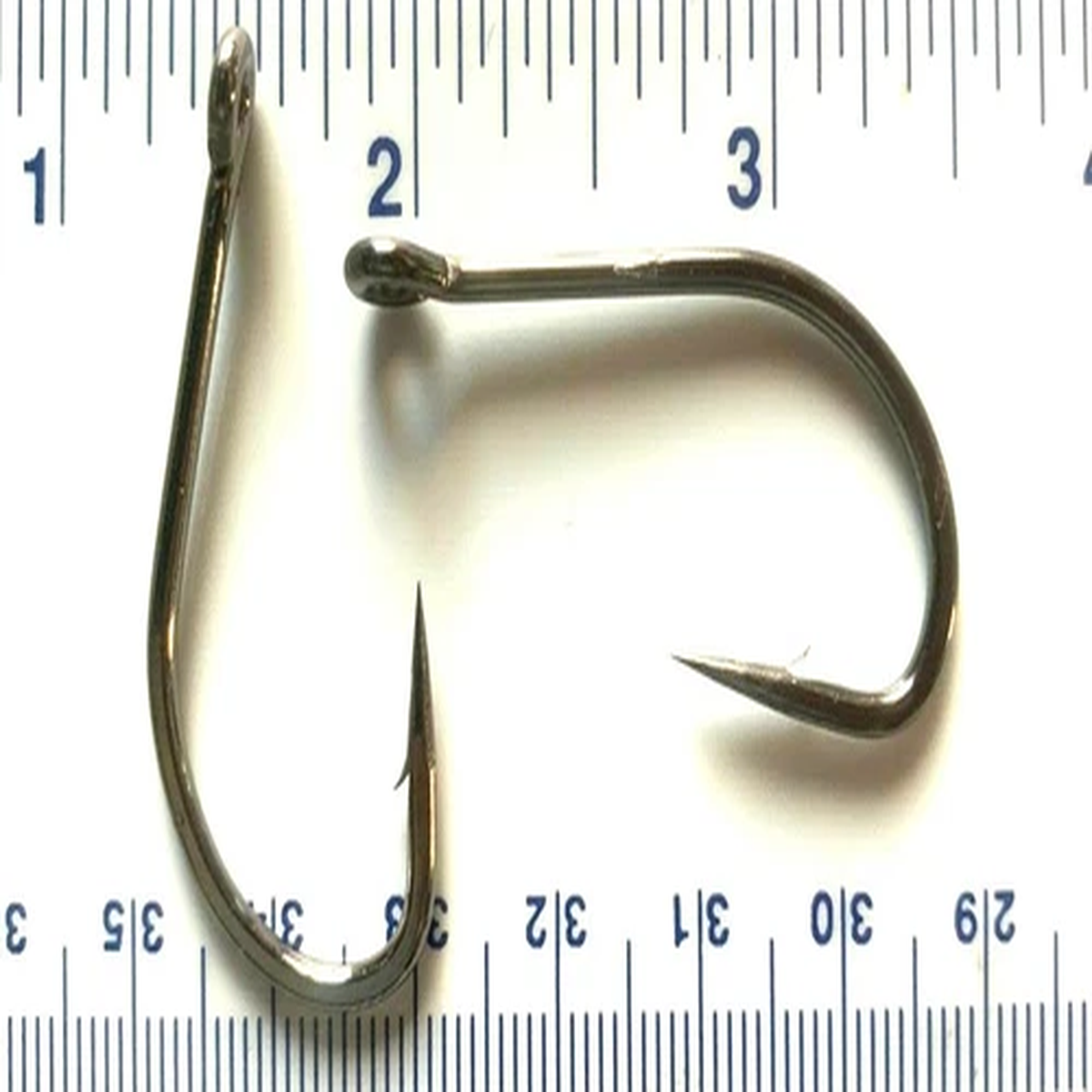 1000 GT 2X Strength Black Nickel Flyliner Live Bait Fish Hooks size 6/0 - bulk