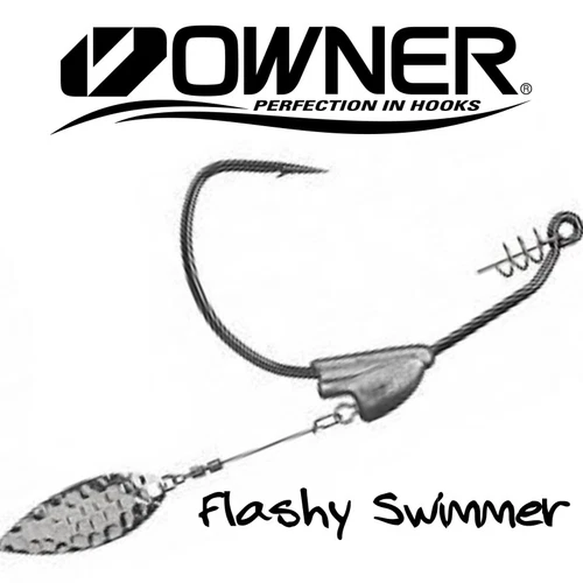 Owner Flashy Swimmer Swimbait Hooks 5164 Willow - Choose Size / Weight