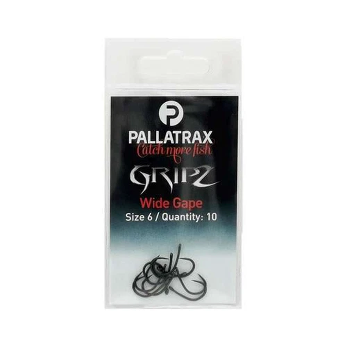 Pallatrax Gripz Fishing Hooks - Wide Gape Fishing Hooks - Award Winning