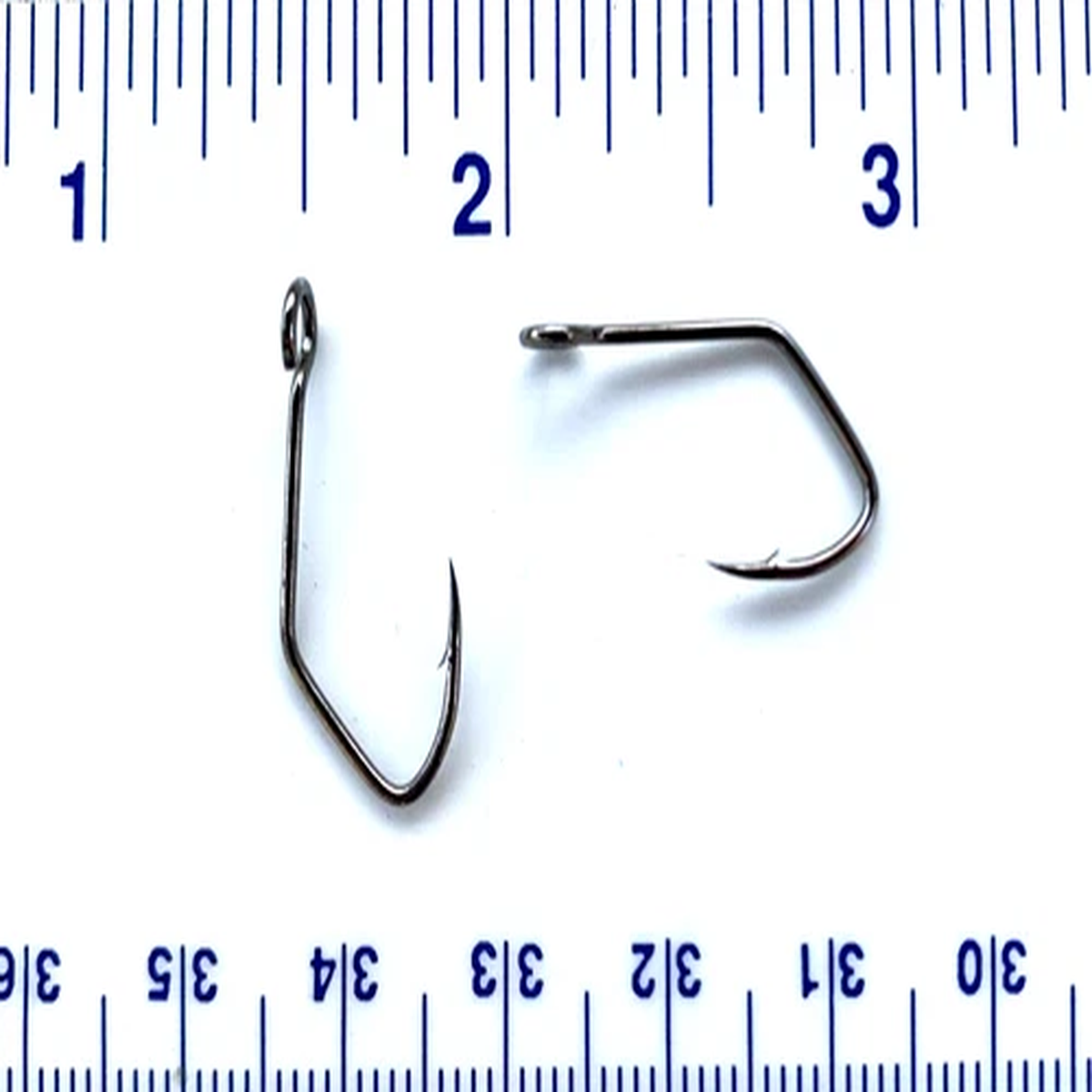100 Matzuo 150010 black chrome Siwash Open Eye fish fishing hooks size 6