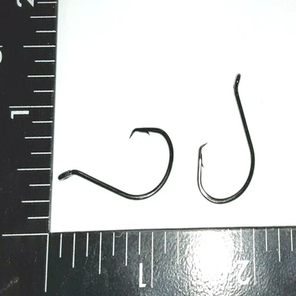100 Size #1/0 Circle Hooks Black Nickel High Carbon Sport Octopus 2X STRONG FREE