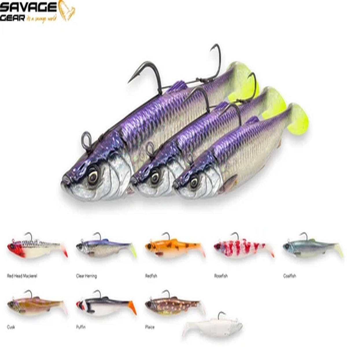 Savage Gear 4D Herring Big Shad Fishing Lure NEW Colours / Sizes
