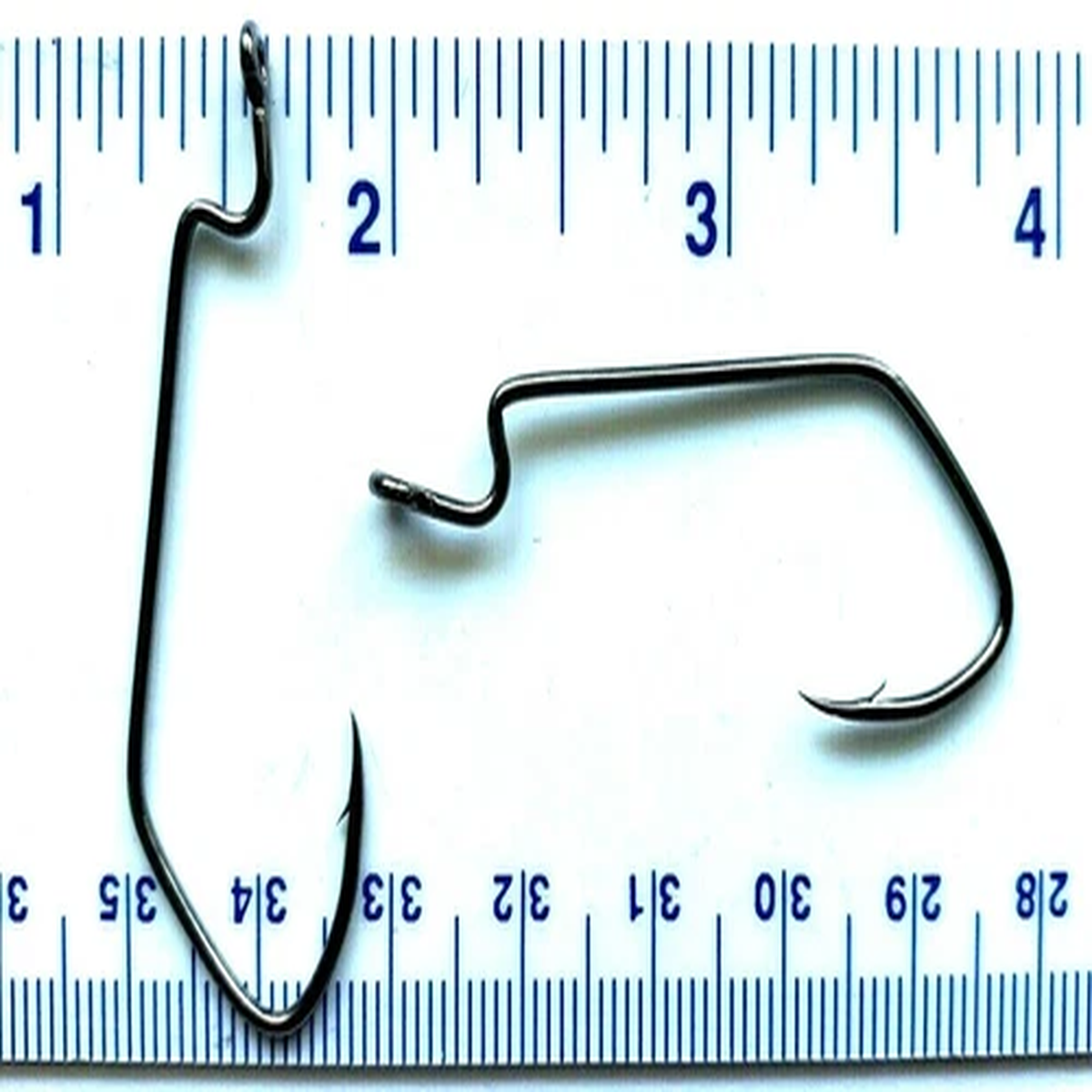 1000 Matzuo 142010 Black Sickle J-Bend Worm Fish Hooks size 2/0 - bulk hooks
