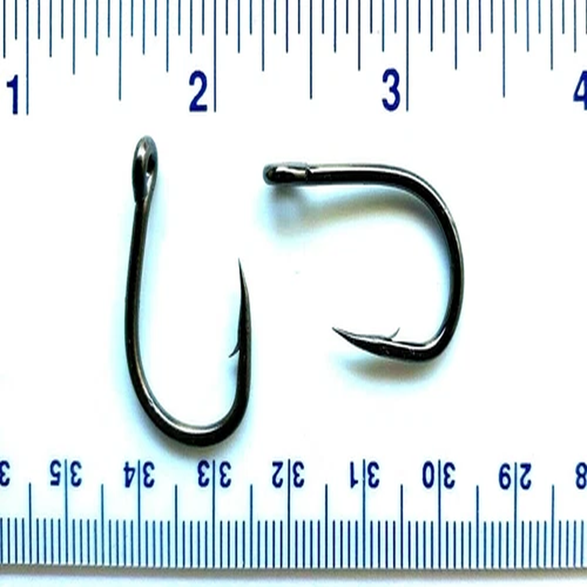 1000 GT 4X Strength L319 Black Nickel Live Bait Fish Hooks size 2/0 - 1000 hooks