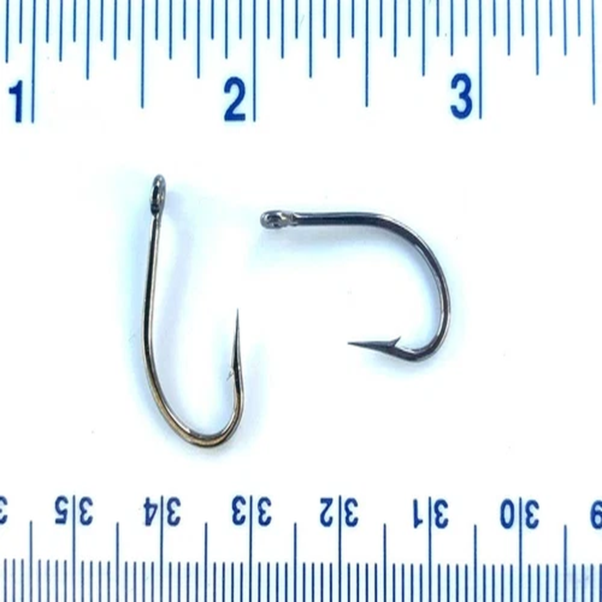 1000 Matzuo 130010 Black Live Bait O'Shaughnessy Fish Hooks size 2