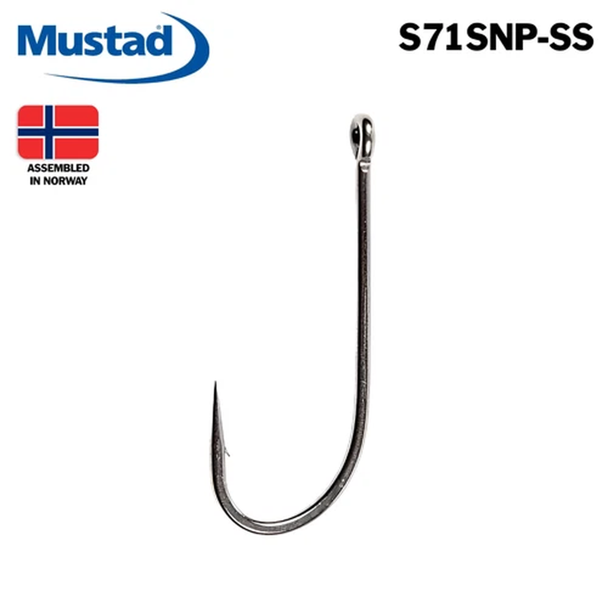 100/1000 pack MUSTAD #8 Nickel S71SNP-SS ALL ROUND, OSHAUGHNESSY, 2X