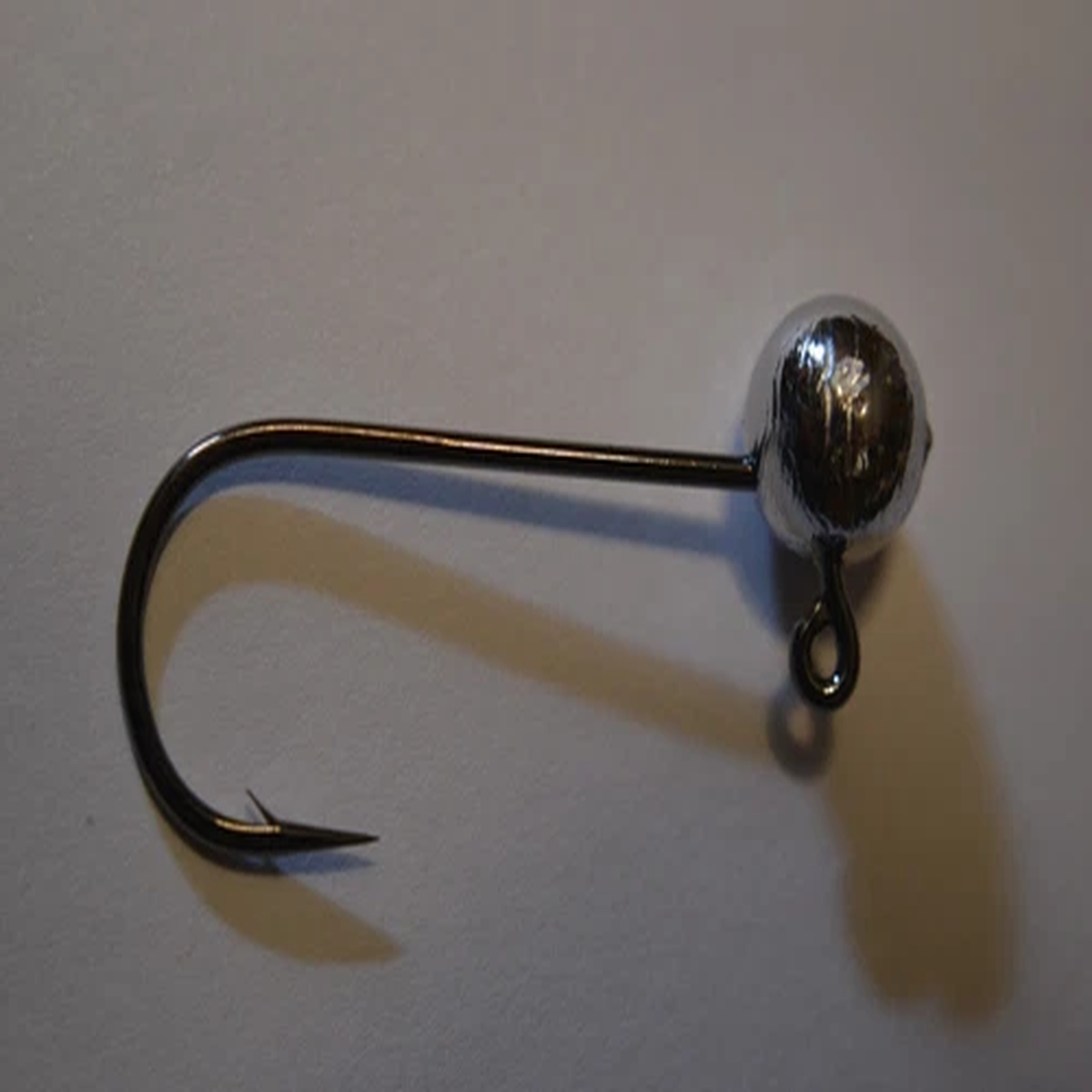 3/16 #2/0 BALL JIG HEAD NO COLLAR STEEL HEAD HOOK MUSTAD 32833 2X STRONG 50 pack