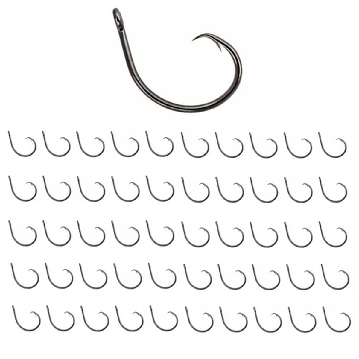 Reaction Tackle Circle Hooks - Ultra Sharp - In-Line (50-Pack)