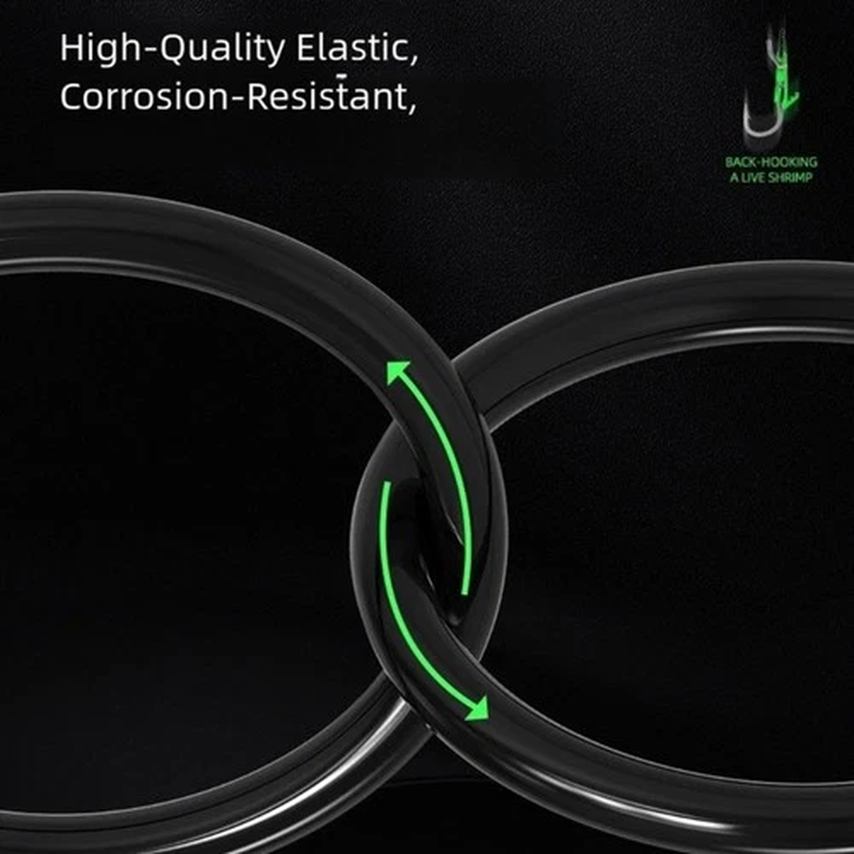 10pcs Rustproof Shrimp Hook Design to Keep Shrimp Intact