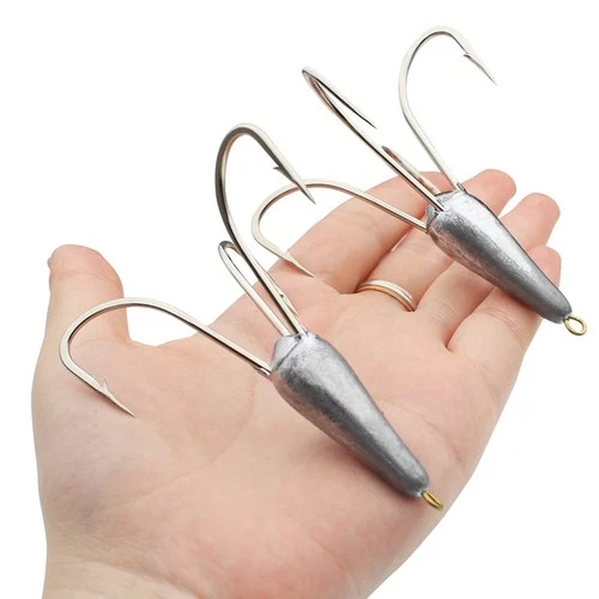 Snagging Hooks Snagging Weighted Treble Hooks Large Fishing Hooks Snagging Weigh
