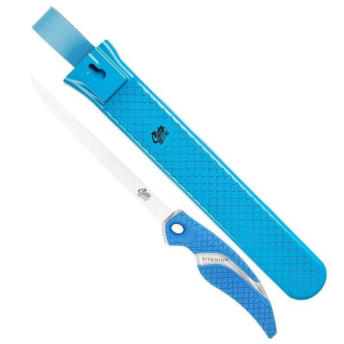 Cuda 7" Titanium Bonded Freshwater Fillet Knife With Sheath