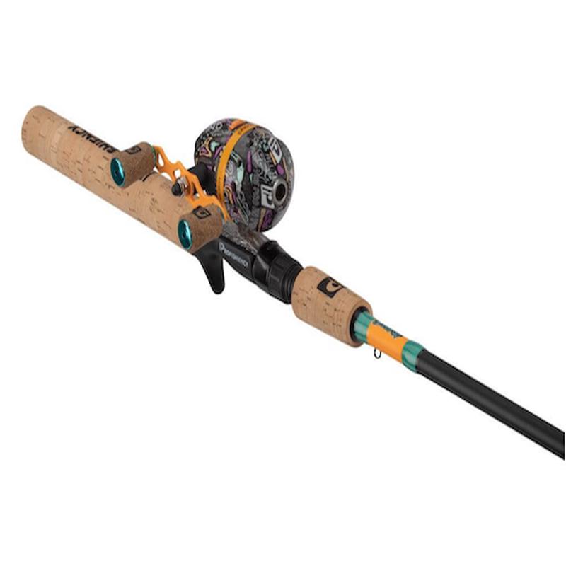 ANYTHING POSSIBLE Krazy Spincast Rod & Reel Combo, 5'8" Medium Power, Cork Handle - KRZY3SC58MC