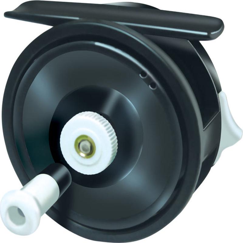 B'n'M West Point Crappie Reel with Line  Audible Clicker, 3-Position Switch, BMFR2V - Default Title