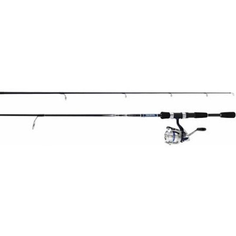 Daiwa D-Shock Spinning Combo, 6'6" 2-Piece Rod, 1 Ball Bearing Reel  DSK25B/F662M - Default Title