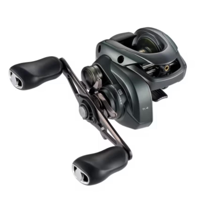 Shimano Curado M 200HG Baitcast Reel, 7.4:1 Gear, 6+1 Bearings, Cross Carbon Drag - CU200HGM