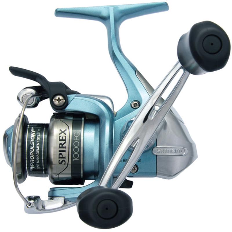 Shimano Spirex Front Drag Spinning Reel with QuickFire II & Propulsion System, SR1000FG 6.2:1