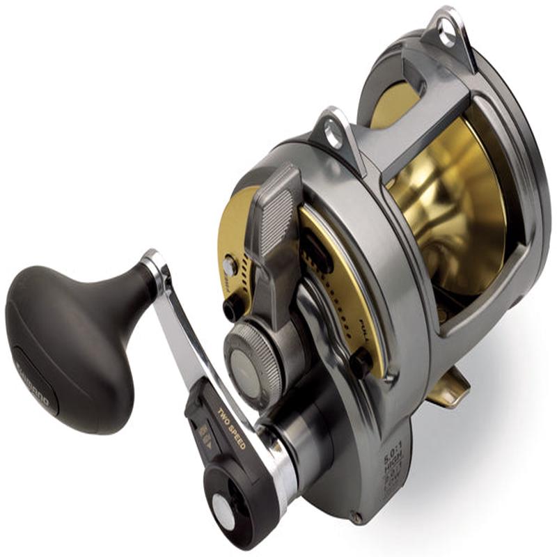 Shimano Tyrnos II Two-Speed Lever Drag Conventional Fishing Reel, 4 Bearings, TYR20II