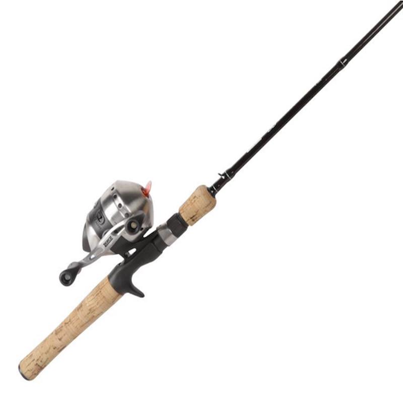 Zebco 33 Cork Spincast Combo 6'6" Medium 2-Piece Rod, IM6 Graphite Blank - 21-39242