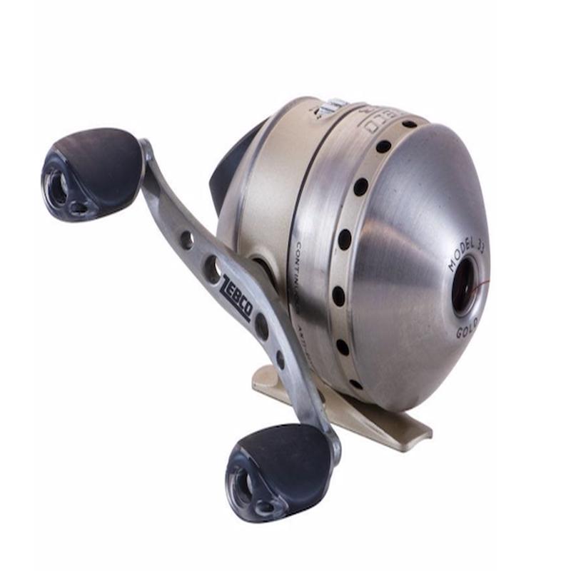 Zebco 33 Gold Spincast Reel 4.1:1 Gear Ratio, 3-Bearing Drive - 21-38867