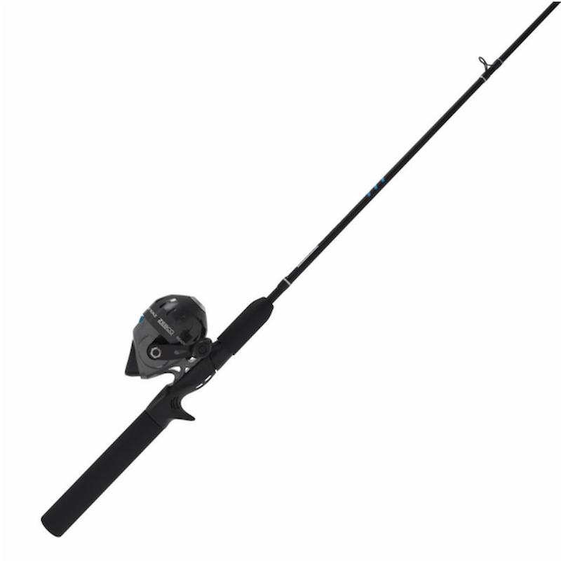 ZEBCO Ready Tackle Spincast Combo, 5'6 2-Piece Medium Rod, Pre-spooled 10 lb Line - 21-37637