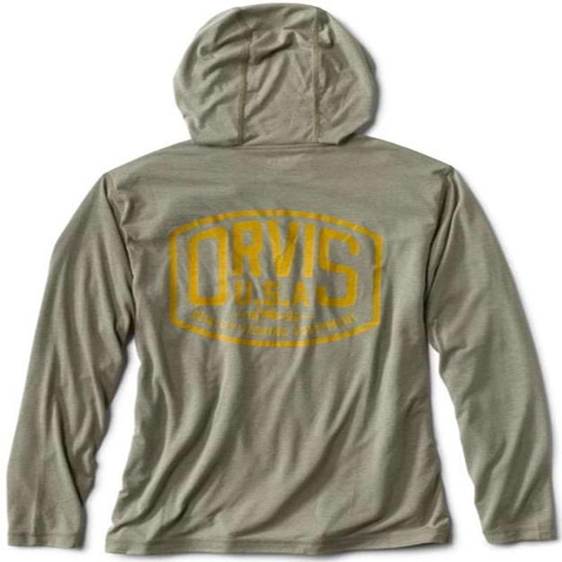 Orvis Logo Dri Release Hoodie - Moss Green - XX-Large