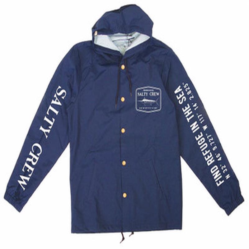 Salty Crew Stealth Snap Jacket - Navy - XL