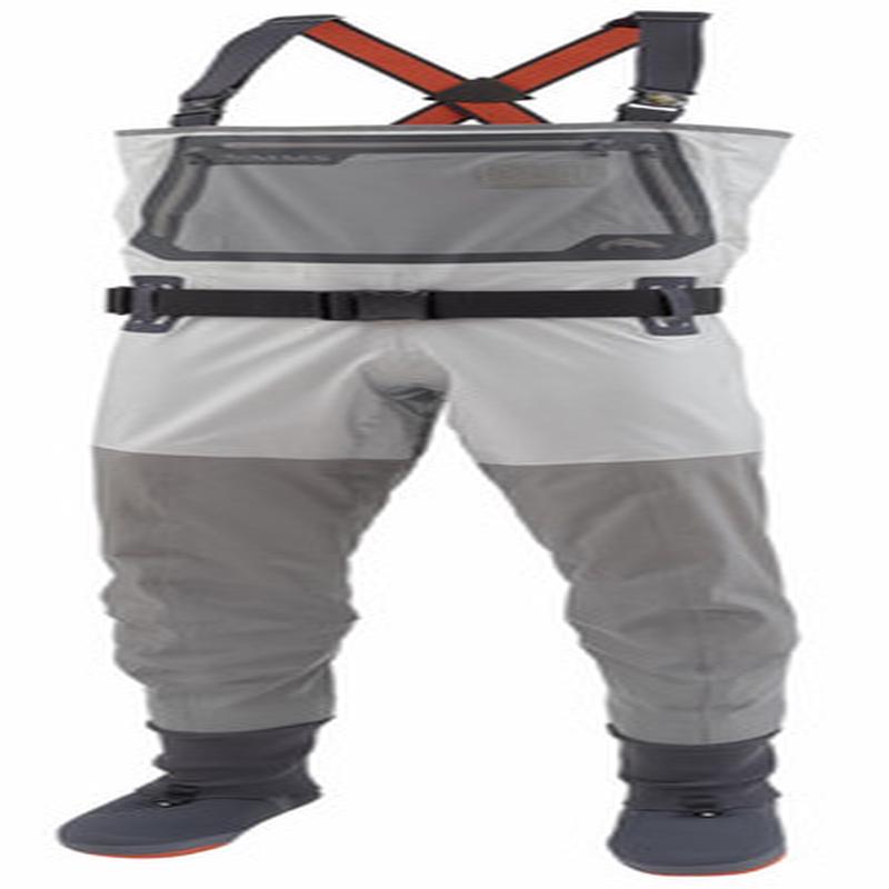 Simms 12199-255-30 Cinder G3 Guide Stockingfoot Wader - Medium (9-11 Foot)