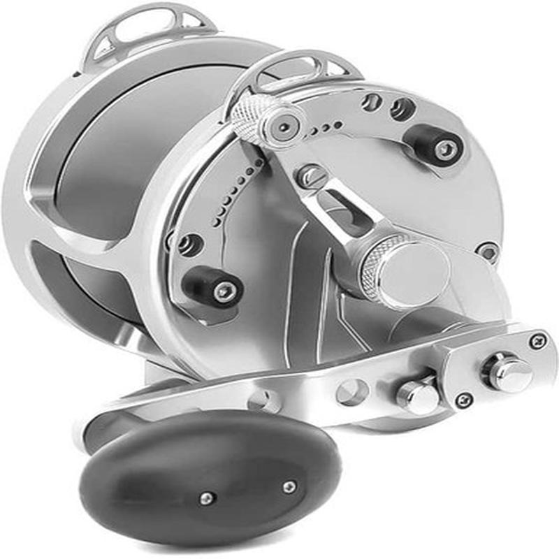 Avet HX 5/2 Two-Speed Lever Drag Conventional Reels Silver
