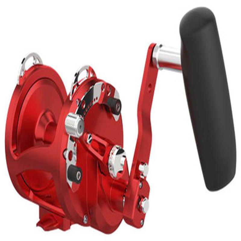 Avet HXW 5/2 Raptor Plus RH Lever Drag Conventional Reel - Red