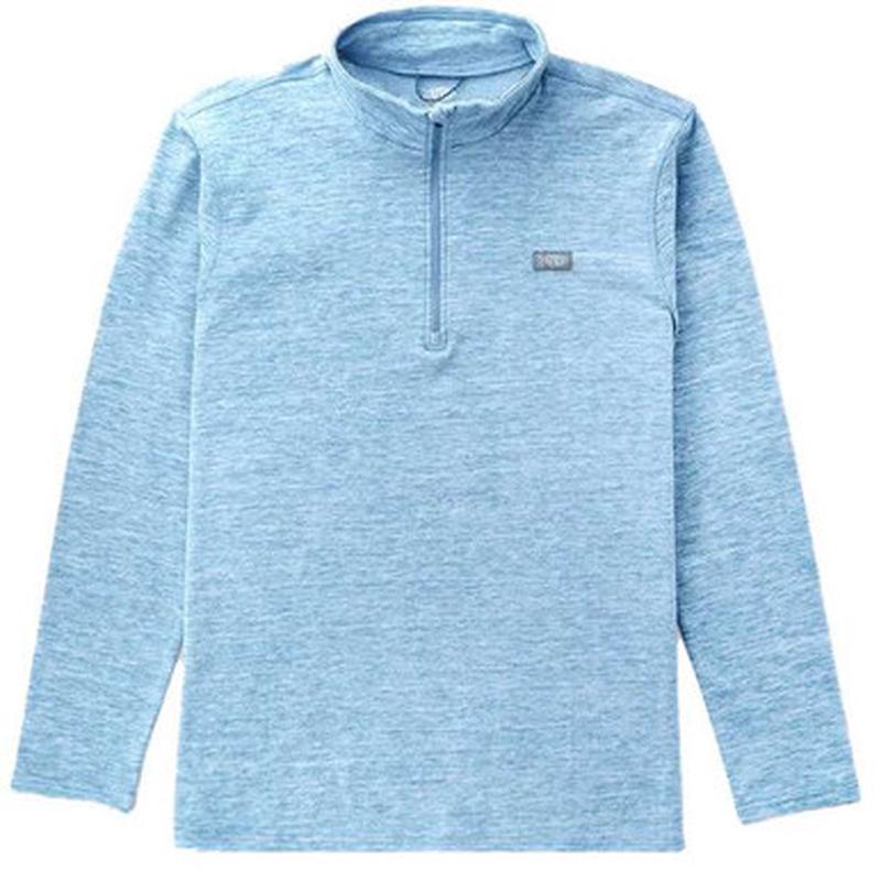 Aftco Coastal Layer 1/4 Zip Pullover – Air Force Blue Heather – 2X-Large