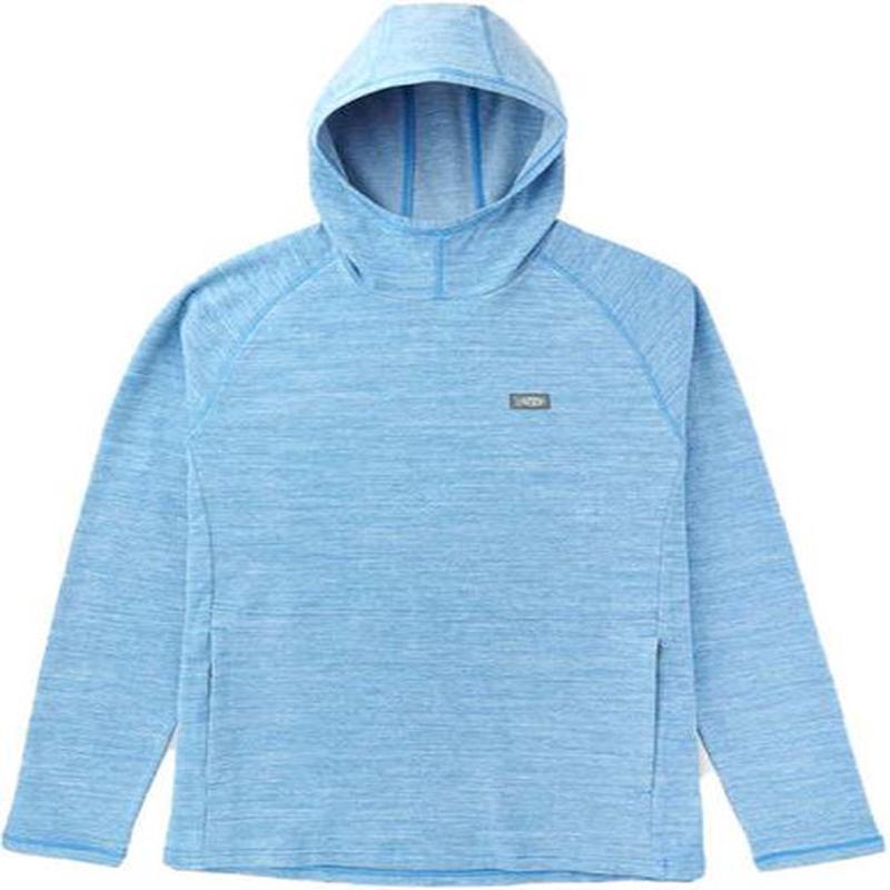 Aftco Coastal Layer Hoodie – Air Force Blue Heather – Small