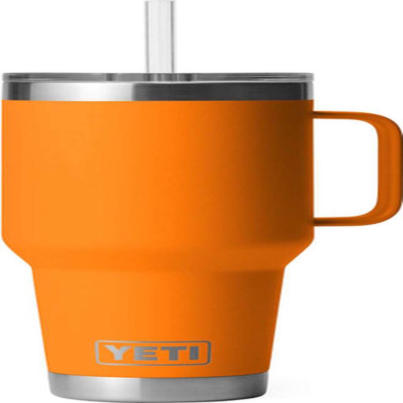 YETI Rambler 35oz Mug with Straw Lid - King Crab orange
