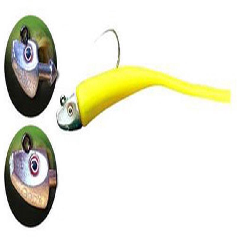 Al Gags EEL34 Whip-It Eel Lure 6in 02 Watermelon