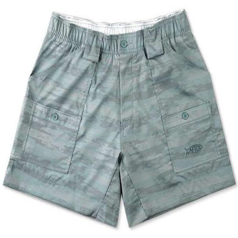 Aftco Camo The Original Fishing Short – Jade Shoreline Camo – 44